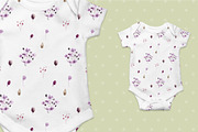 Violet Watercolor Floral Set, an Illustration by Anis Illustration (Thumbnail 10 of 10)