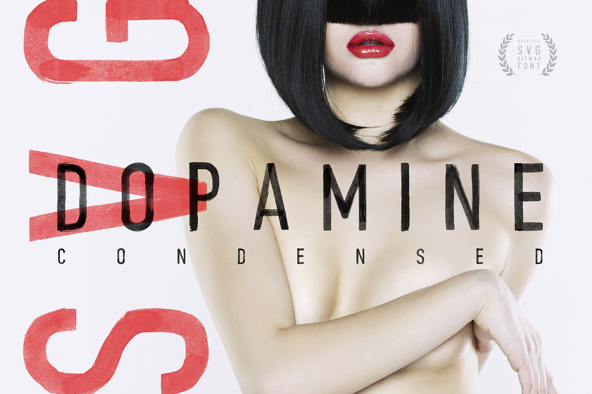 Dopamine SVG | Hand Brushed Font