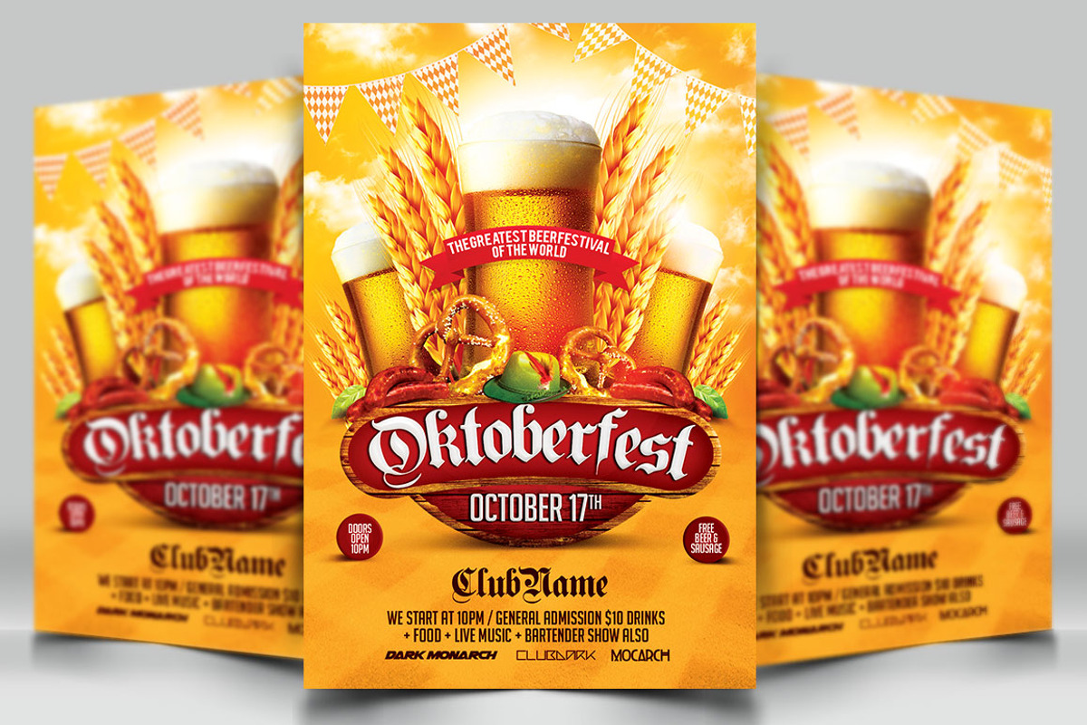 Oktoberfest Flyer, a Flyer Template by darkmonarch (Photo 1 of 3)