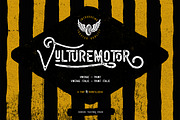 Vulturemotor + Bonus (20%OFF), a Sans Serif Font by Burntilldead (Thumbnail 1 of 8)