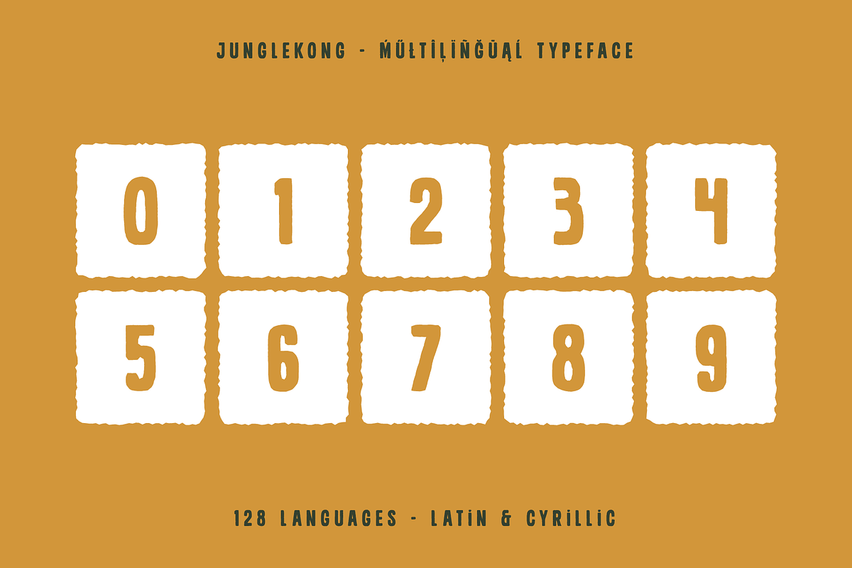 Junglekong Cute Playful Typeface, a Script Font by alpercakici (Photo 11 of 14)