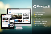 SJ Financial II -Responsive Template, a Websites & App Template by YouTech (Thumbnail 1 of 5)