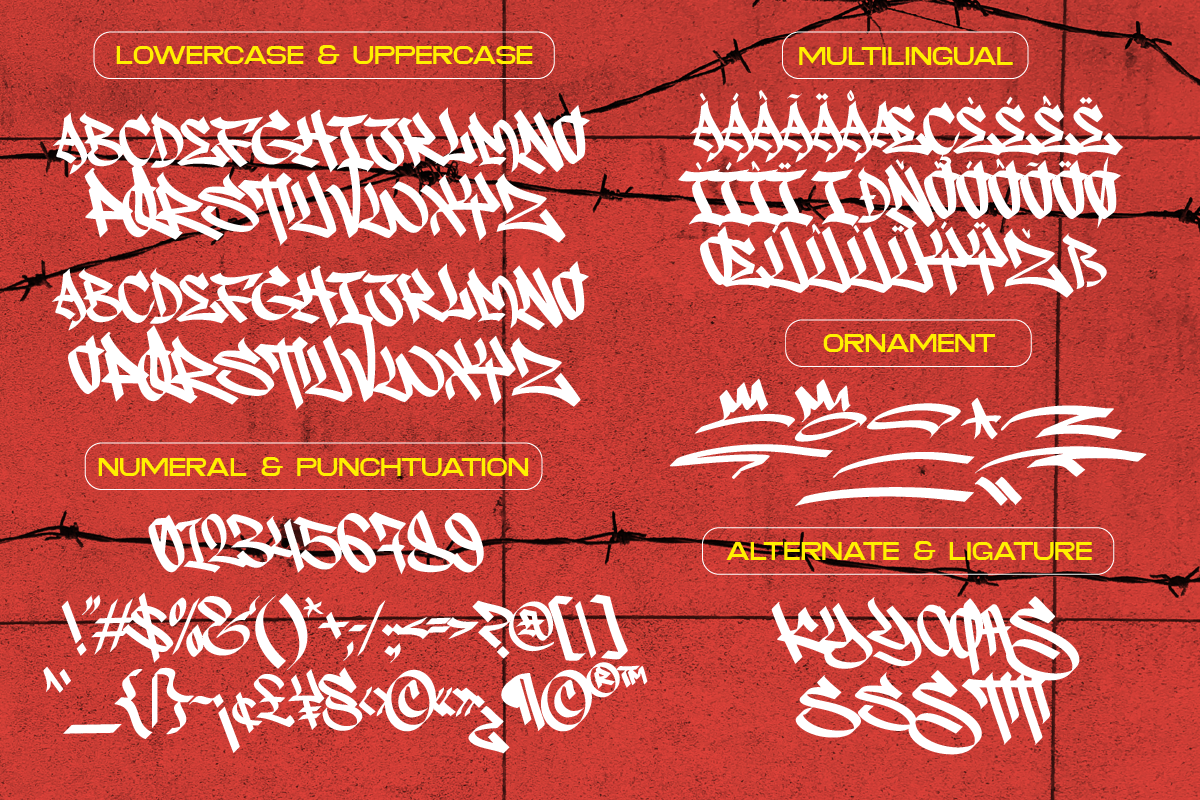 Overals Street Tags Graffiti Font