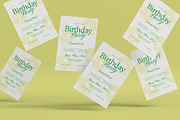 Floral Birthday Invitation, an Invitation Template by graphicook (Thumbnail 2 of 3)