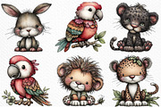 Jungle Animal Clipart - Cute Animal, an Illustration by Craft Nest (Thumbnail 3 of 6)