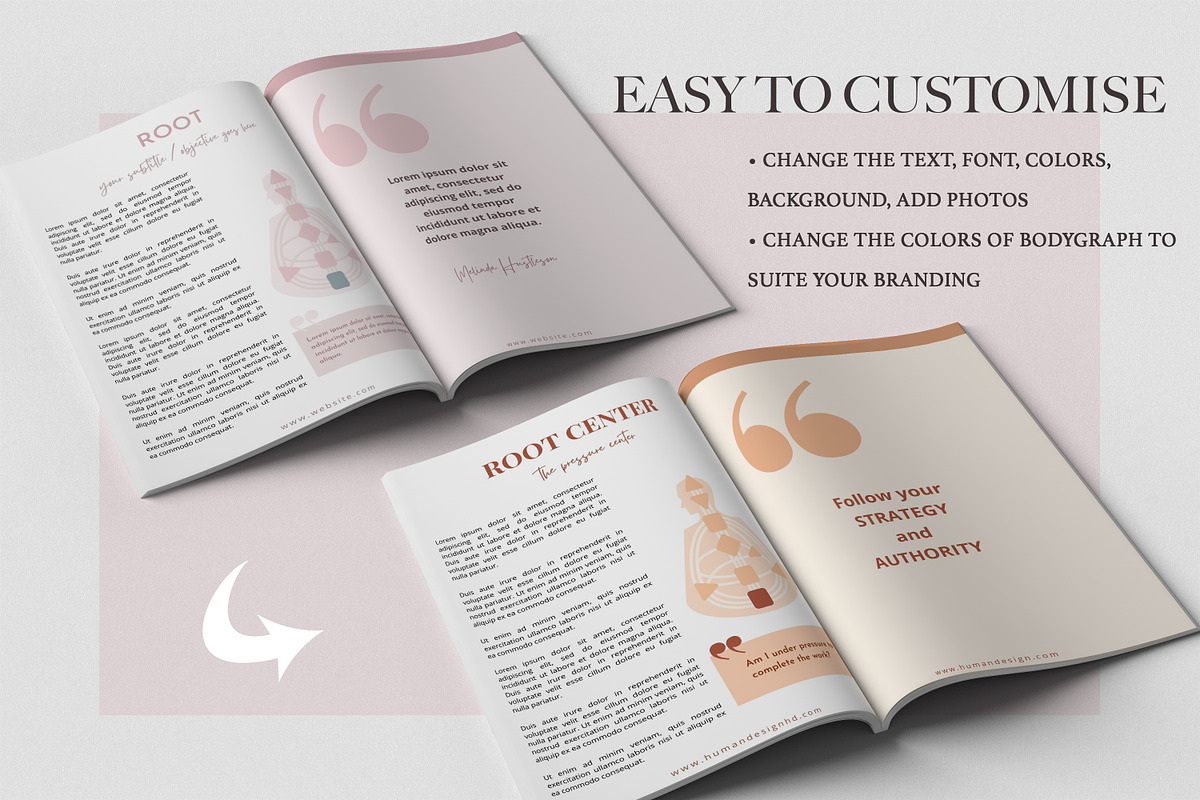 Human Design Workbook for Coaches, a Magazine Template by Backyard Rose (Photo 21 of 23)