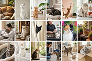 Cat Stock Photos Bundle, an Animal Photo by Selenique Studio (Thumbnail 10 of 12)