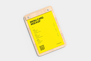 Woodboard Menu Card Mockup, a Product Mockup by graphypix (Thumbnail 1 of 4)