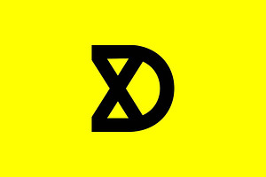 DX XD logo design, a Branding & Logo Template by xcoolee
