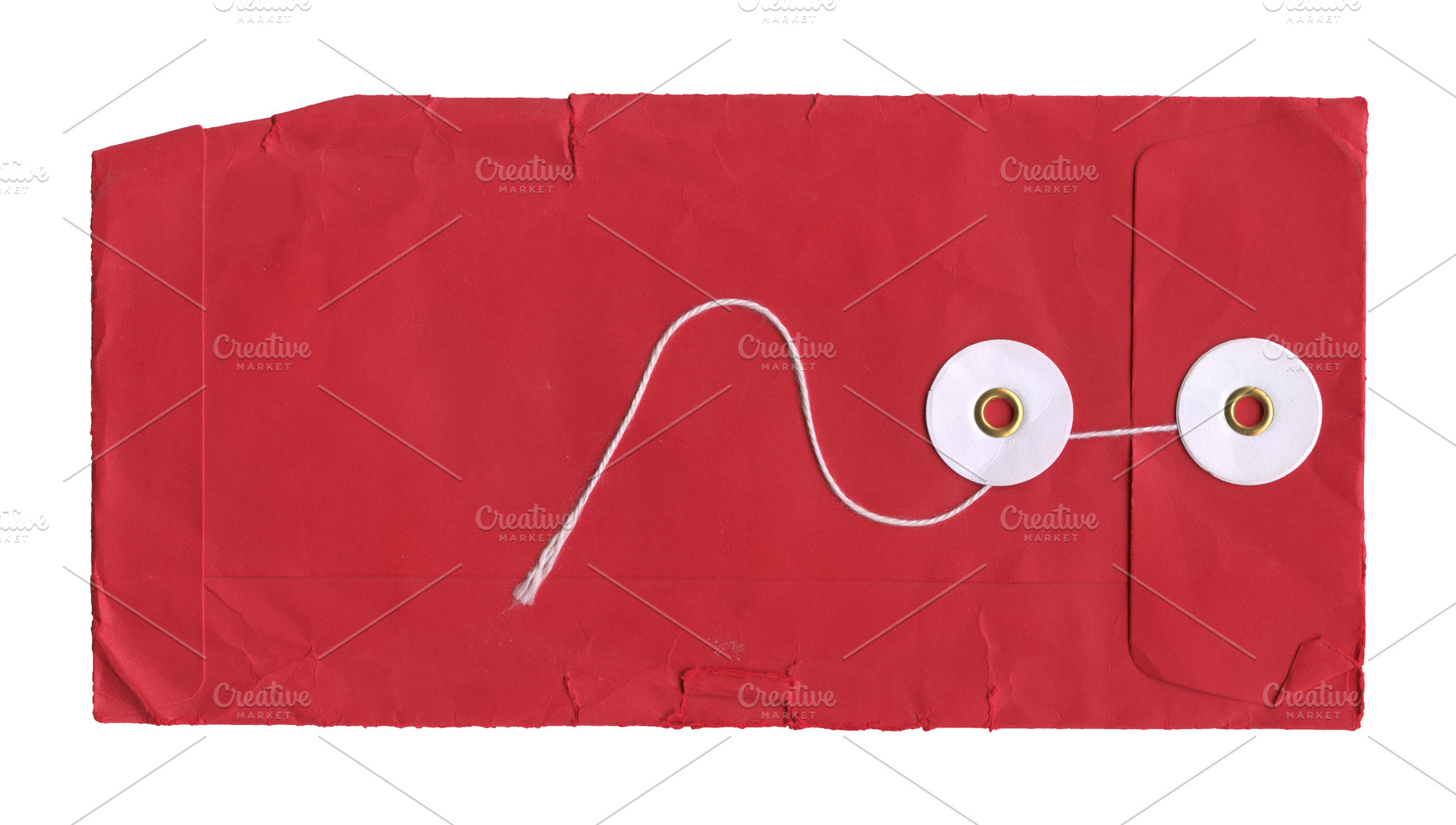 Red document envelope isolated on white, a Background Photo by GoodGoods