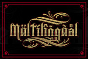 Red Royale – Blackletter Fonts, a Blackletter Font by Prioritype Co (Thumbnail 9 of 10)