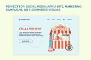 Street Food Festival Illustration, an Object Graphic by 35lab (Thumbnail 9 of 9)