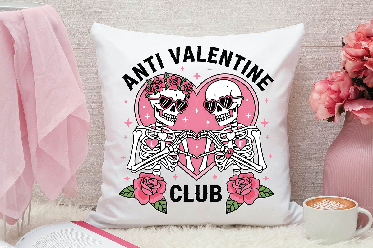 Anti Valentine Club Png, Funny Png, an Illustration by DreamPrint404 (Photo 2 of 8)