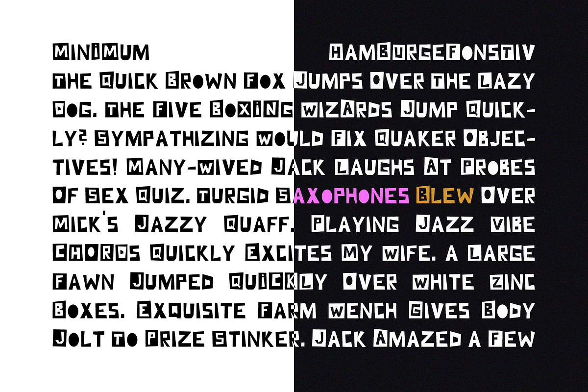 Paper Cut Out Color Bitmap Font, a Handwritten Font by Kasia Sokolovska (Photo 5 of 7)