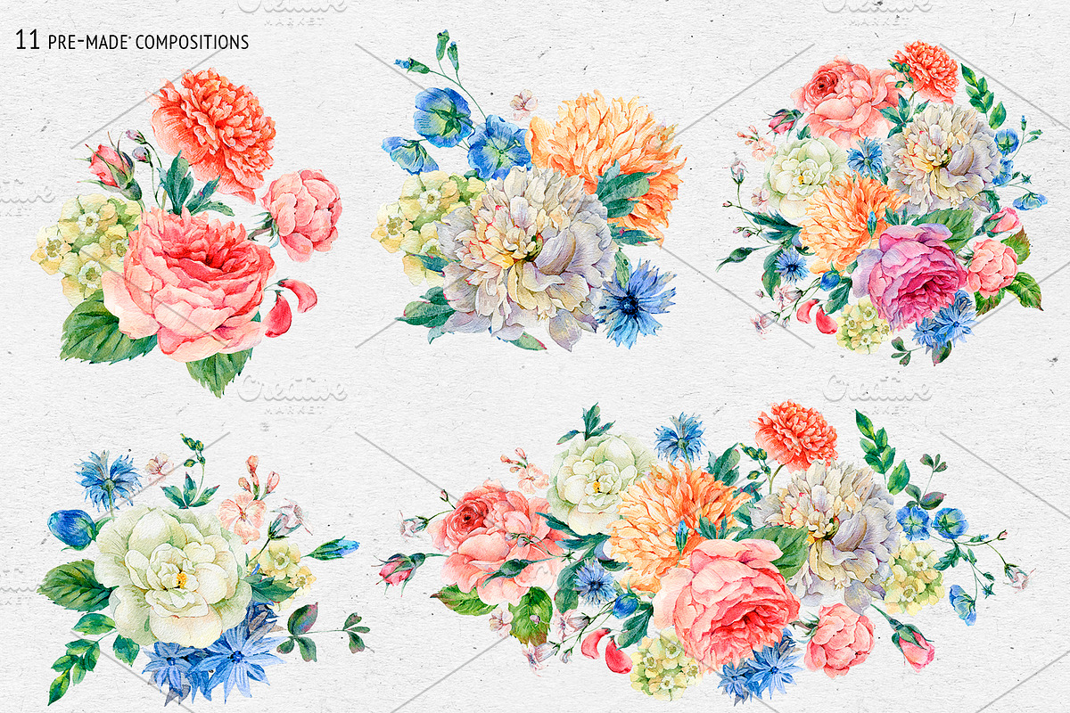 Drops of summer flowers., an Illustration by Depiano (Photo 2 of 10)