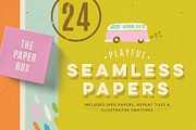 Seamless paper texture pack, a Texture Graphic by Lisa Glanz (Thumbnail 1 of 11)