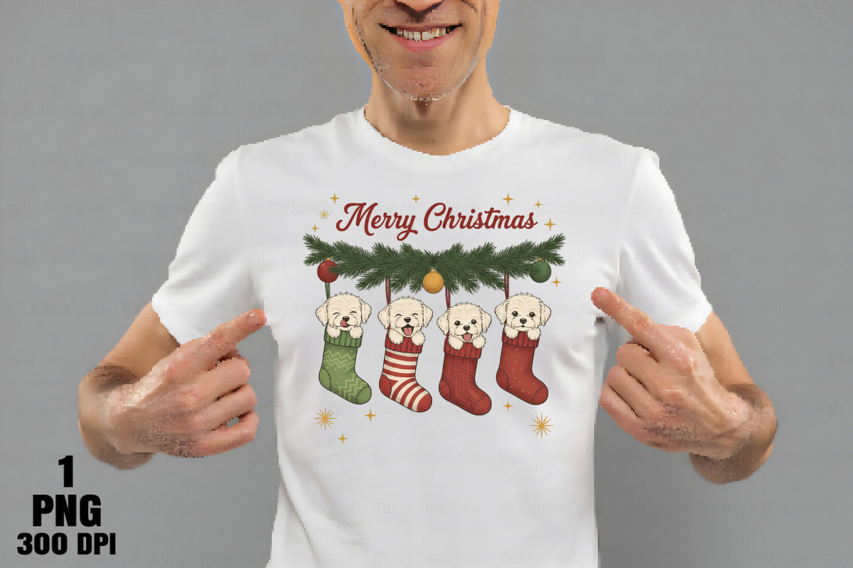 Funny Christmas Dog PNG, an Illustration by Daily.Designs (Photo 5 of 10)