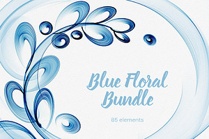 Blue Floral bundle