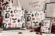 Vampire Night Vector set, a Seasonal Illustration by Universe Mary (Thumbnail 4 of 5)