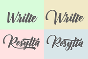 Amster//Calligraphy Font, a Script Font by groens (Thumbnail 2 of 6)