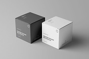 Square Package Box Mockup, a Packaging Mockup by Graphic Pear (Thumbnail 1 of 7)