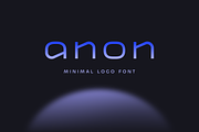 Anon-Futuristic Logo Display Font, a Sans Serif Font by Ebad Designs (Thumbnail 1 of 7)