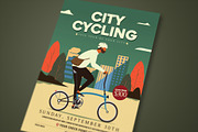 Modern City Cycling Fest Flyer, a Flyer Template by megarez (Thumbnail 3 of 3)