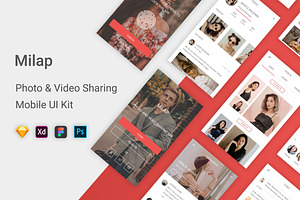 Milap - Photo & Video Sharing UI Kit