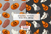 Halloween Patterns Collection, a Pattern Graphic by Serghei Caraulan (Thumbnail 4 of 9)
