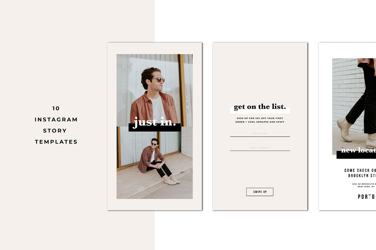 Porto Social Media Kit, a Social Media Template by The Blog Stop (Photo 2 of 11)