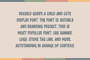 Rochild - Kids Font, a Sans Serif Font by Iqsiart Studio (Thumbnail 5 of 6)