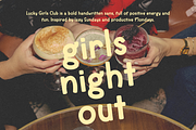 Lucky Girls Club Handwritten Sans, a Handwritten Font by Kaya Fonts (Thumbnail 3 of 25)