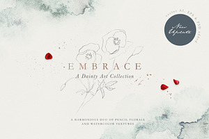 Embrace - Pencil Florals & Textures