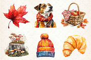 Autumn Chilly Morning Clipart, an Illustration by Dream Creation (Thumbnail 5 of 6)