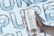 Aqua - Realistic Water Font, a Font by AndrewPixelType (Thumbnail 2 of 7)