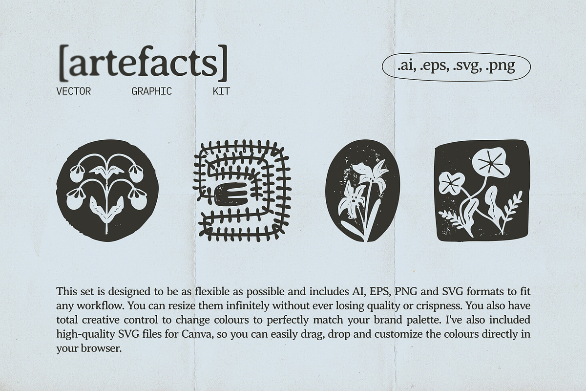 Mystic & Organic Vector Graphic Kit, an Object Illustration by Valerie (Photo 4 of 9)
