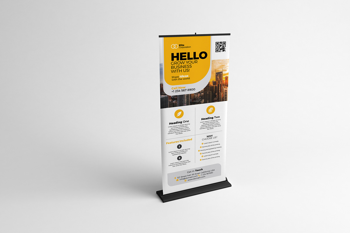 Rollup Banner, a Templates & Theme by Design'sTRIBE (Photo 1 of 3)
