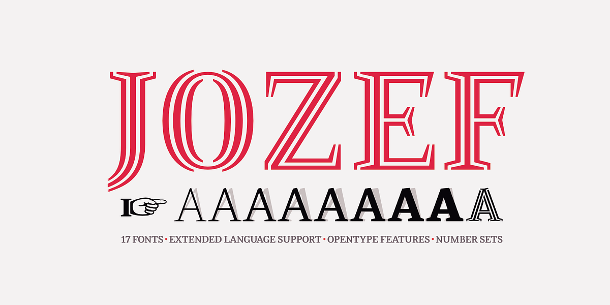 Jozef, a Serif Font by Underscore (Photo 1 of 10)