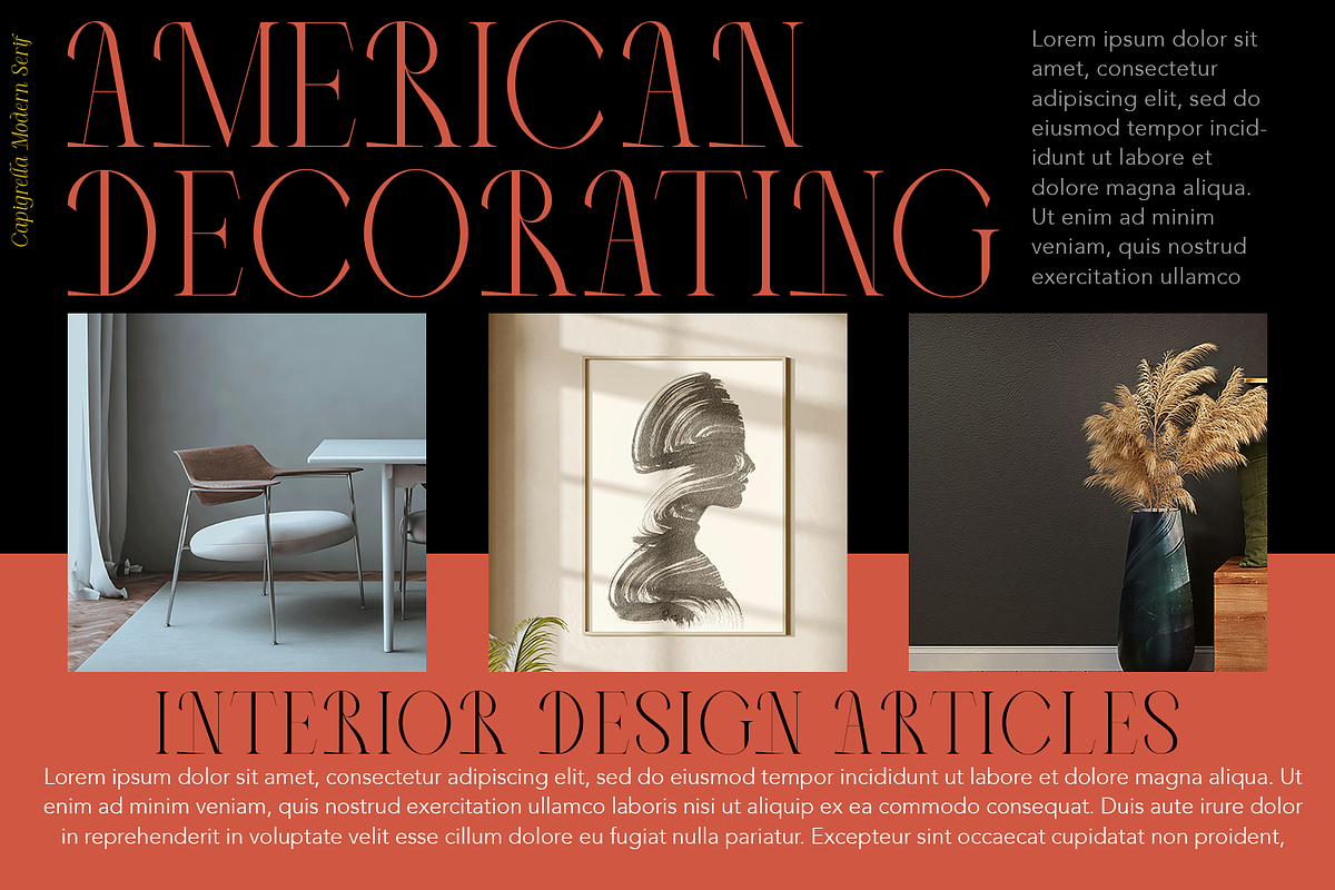 Capigrella Font, a Serif Font by TypeClassHeroes (Photo 8 of 15)