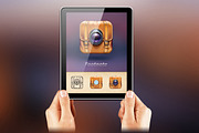 Tablet Screen Mockup, an iPhone Mockup by Cyberspace Builder (Thumbnail 3 of 5)