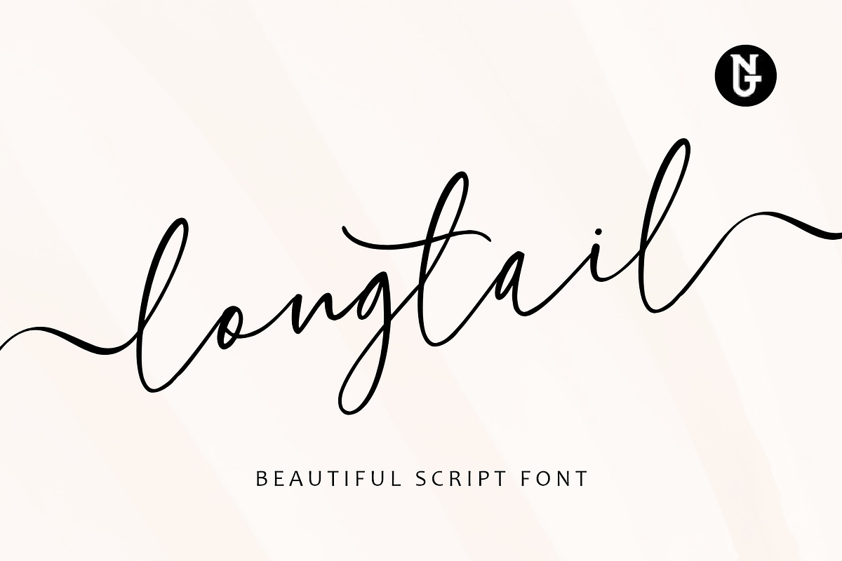 Longtail Script Font, a Script Font by Rasgood (Photo 1 of 5)