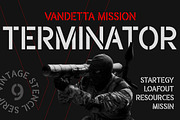Vinstamp - Stencil Sans, a Sans Serif Font by Typia Nesia (Thumbnail 3 of 10)