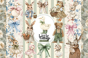 Cottagecore Animal Clipart