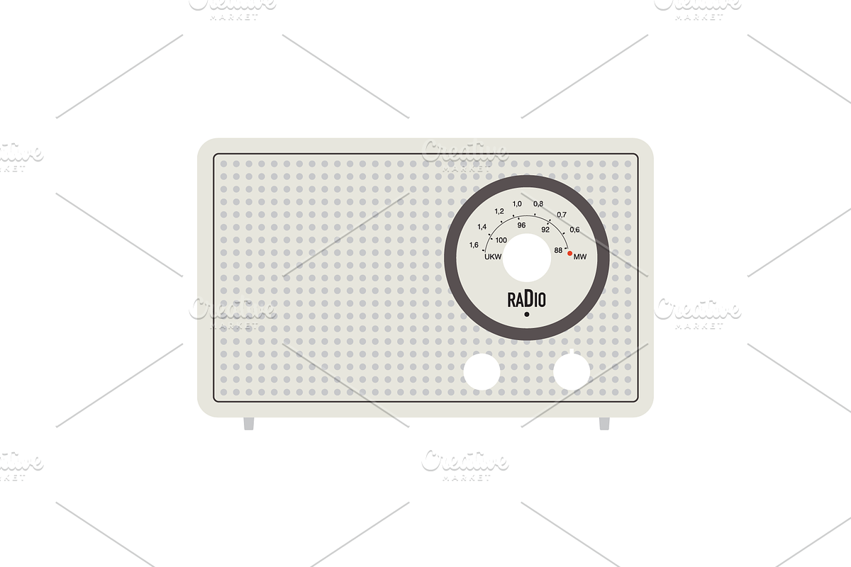 Retro Electronics Illustrations, an Object Illustration by BenDesigner (Photo 5 of 7)