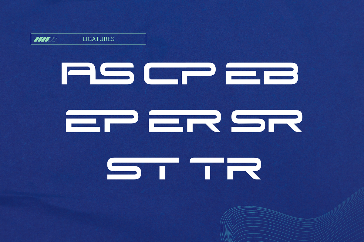 Aerob Sport - Techno Sport Typeface, a Sans Serif Font by Nirmana Visual (Photo 10 of 10)