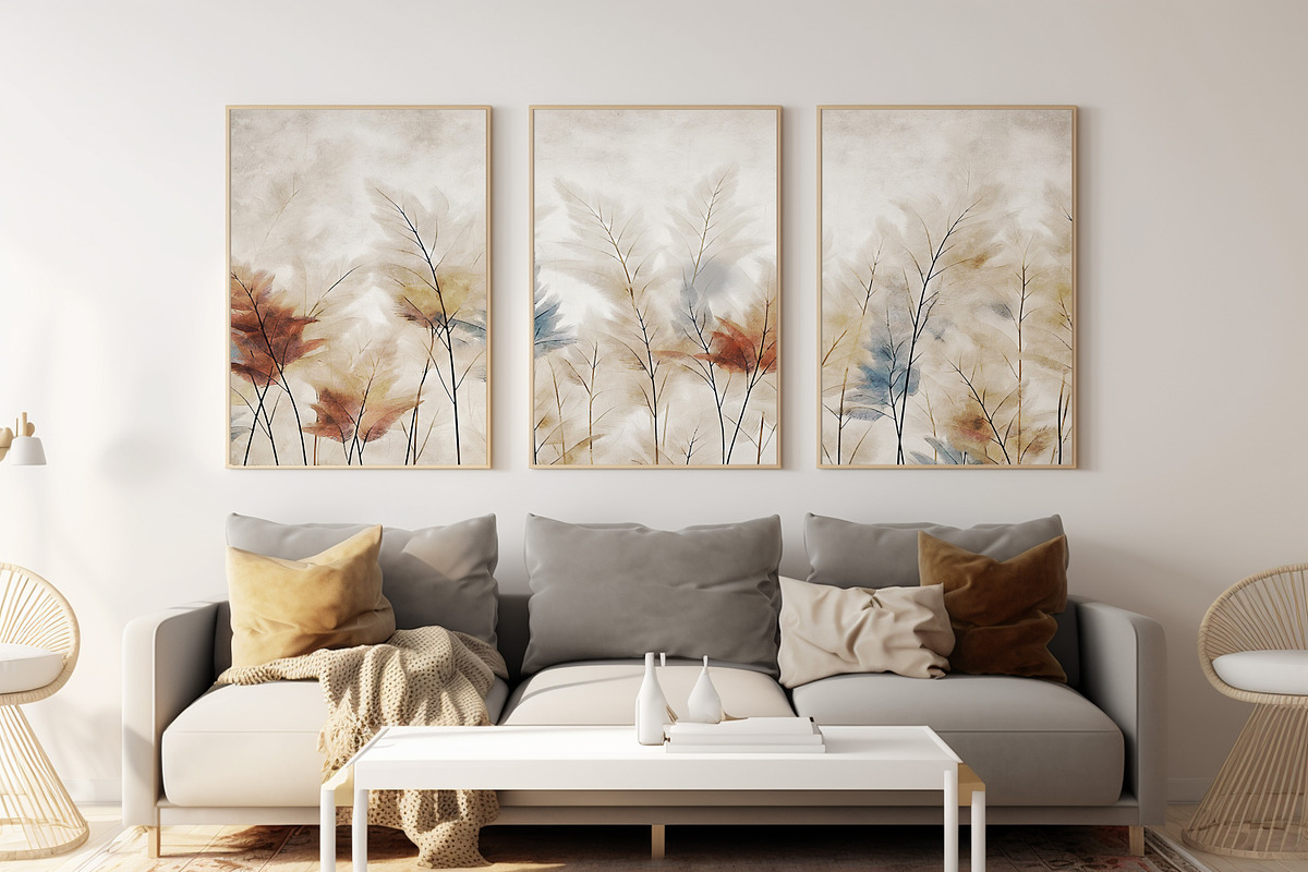 Modern oil painting wallpaper, a Wallpaper Graphic by DamonYang's shop (Photo 5 of 7)