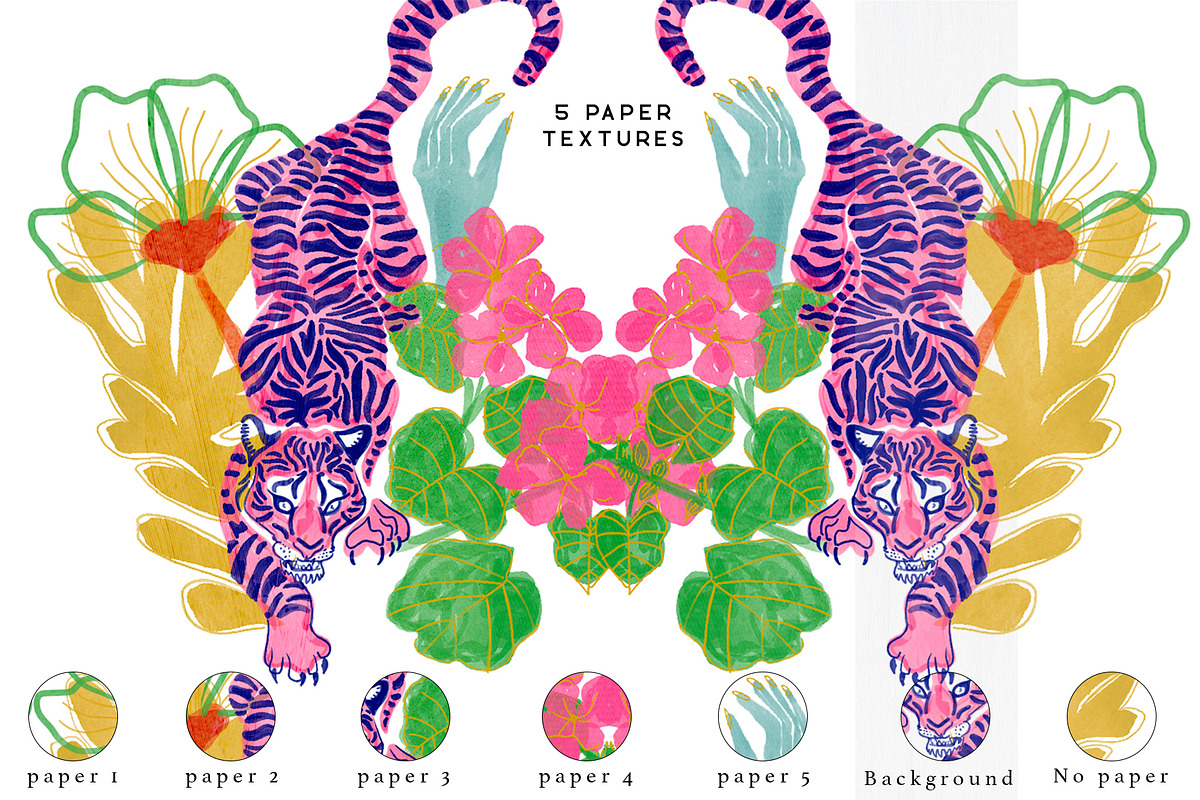 Procreate Summer Watercolor Brushes, a Brush Add-On by Neon Wild (Photo 4 of 13)