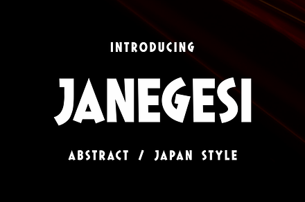 Janegesi - Abstract / Japan Style