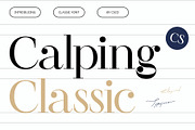 CS Calping – Classic Font, a Serif Font by Craft Supply Co. (Thumbnail 1 of 8)