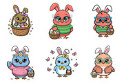 100 Kawaii Easter Chicks Transparent, an Object Graphic by XPERTDESIGNER (Thumbnail 7 of 18)